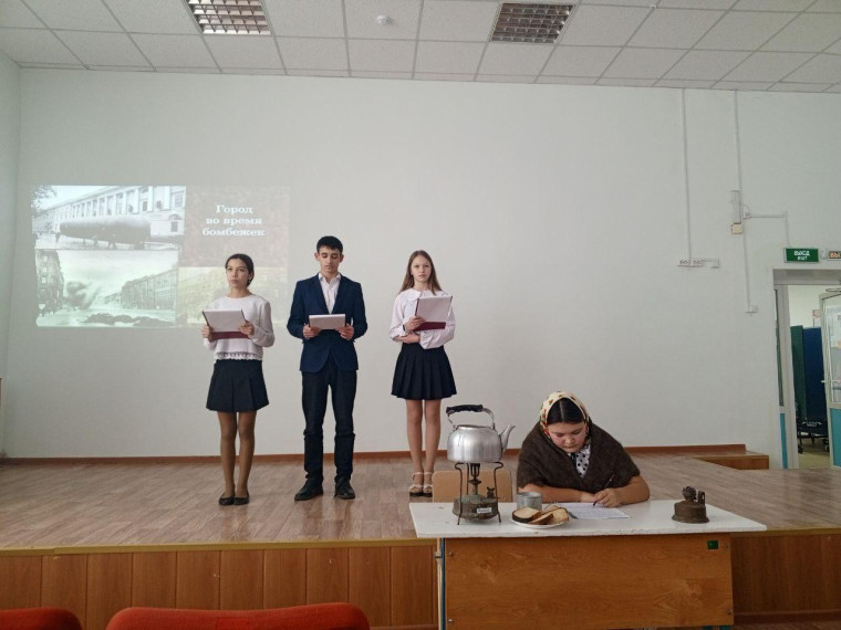 Блокадный Ленинград.